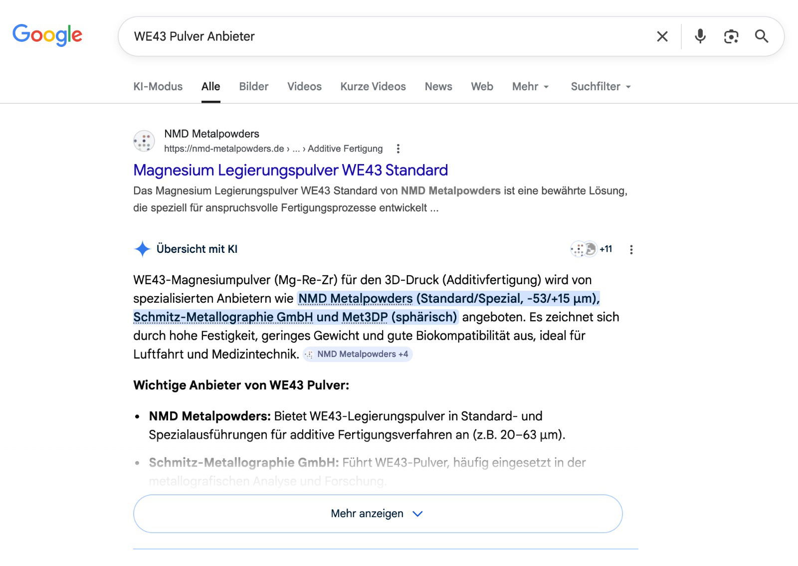 Von Google bis ChatGPT: Von KI-Systemen als Anbieter empfohlen